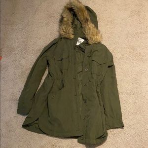 Green Winter Coat